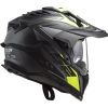 LS2 MX701 EXPLORER CARBON FOCUS adventure helma matná-H-V-žlutá vel.L
